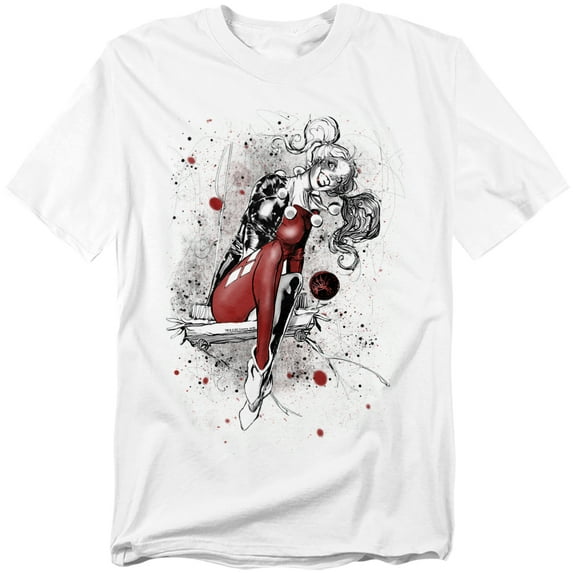 JLA T-Shirt Harley Sketch Unisex Graphic Tee For Men & Women