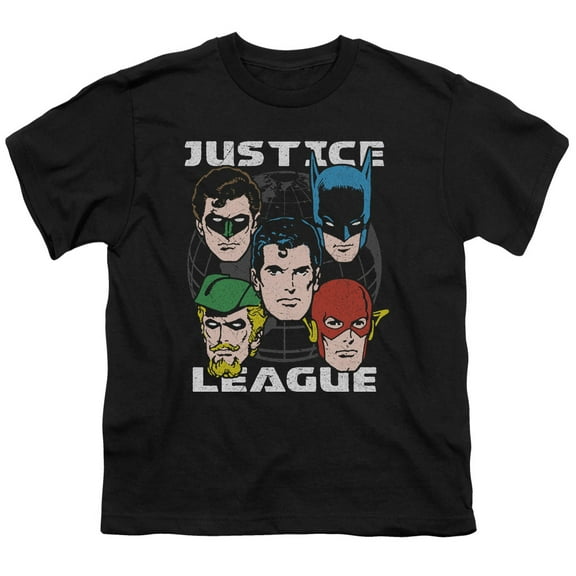 Justice League Head Of States Big Boys Shirt