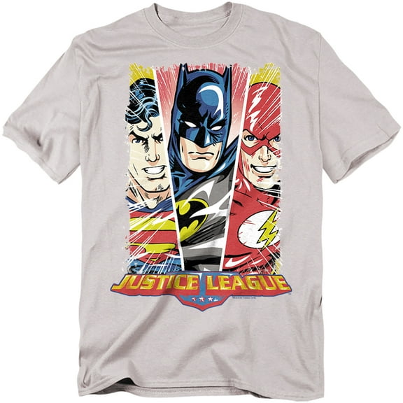 JLA T-Shirt Hero Triptych Unisex Graphic Tee For Men & Women