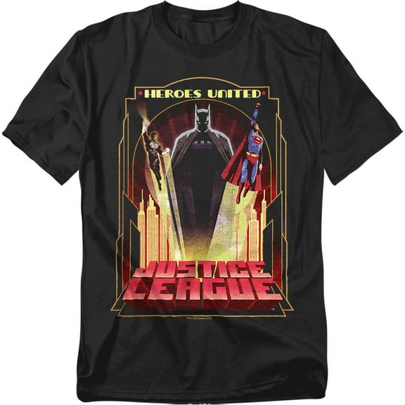 JLA T-Shirt Heroes United Unisex Graphic Tee For Men & Women