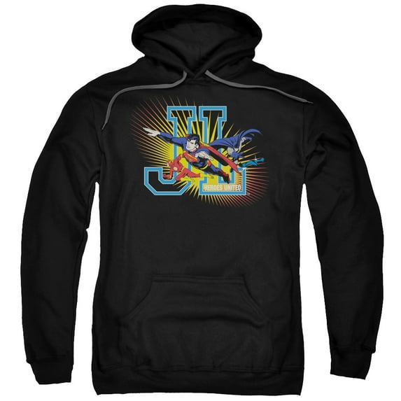 Jla - Heroes United - Pull-Over Hoodie - XXXX-Large