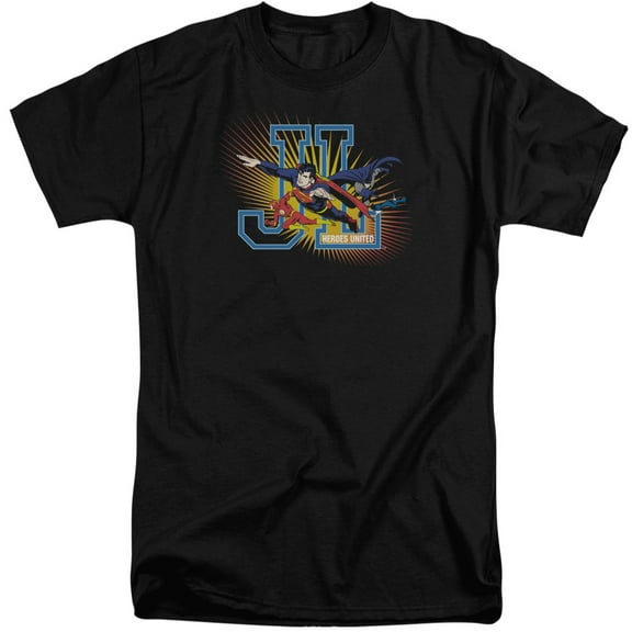 Jla - Heroes United - Tall Fit Short Sleeve Shirt - XXX-Large
