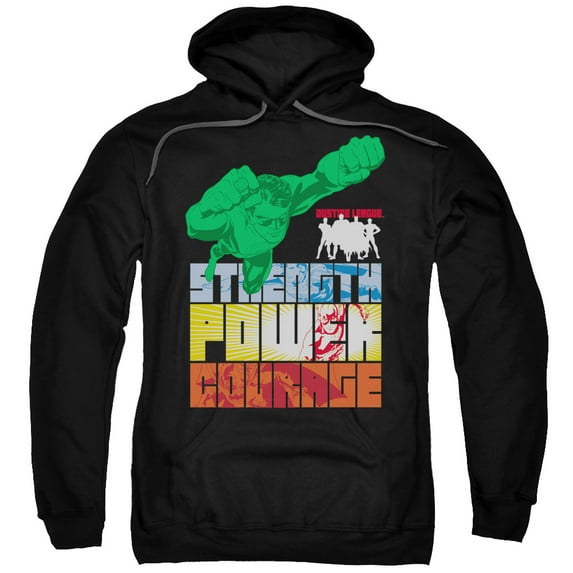Jla - Heroic Qualities - Pull-Over Hoodie - Medium