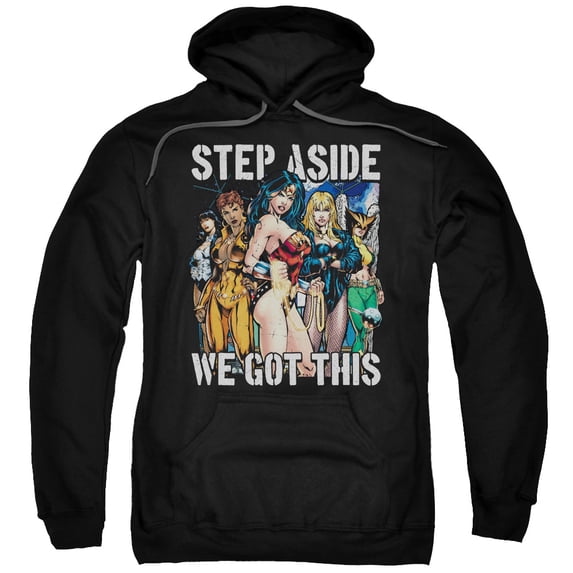 Jla - Heroines - Pull-Over Hoodie - Large