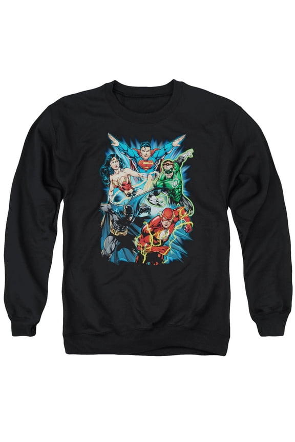 Jla - Jl Assemble - Crewneck Sweatshirt - Medium
