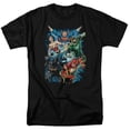 thumbnail image 1 of Jla-Jl Assemble Short Sleeve Adult 18-1 Tee- Black - Small, 1 of 1