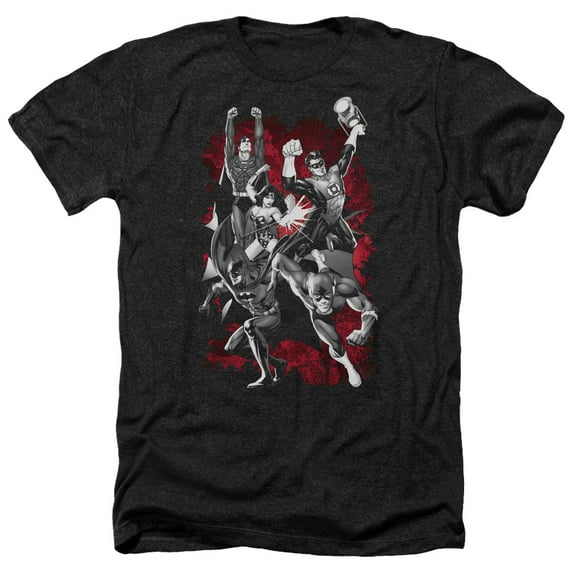 Jla - Jla Explosion - Heather Short Sleeve Shirt - Small