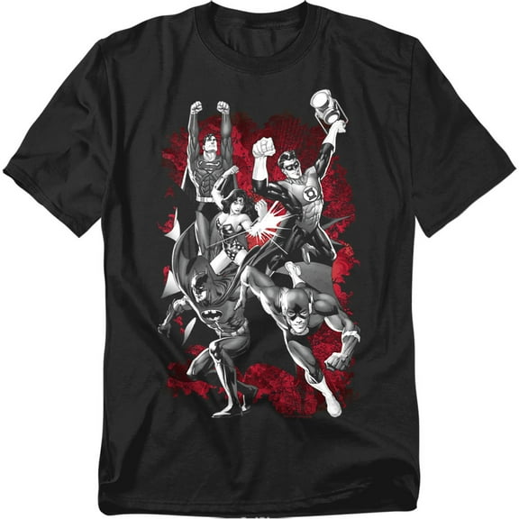 JLA T-Shirt JLA Explosion Unisex Graphic Tee For Men & Women