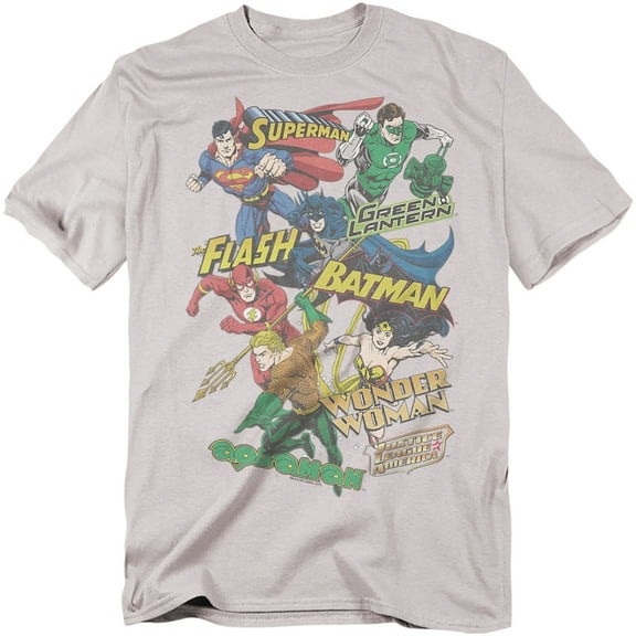 JLA T-Shirt Justice Collage Unisex Graphic Tee For Men & Women