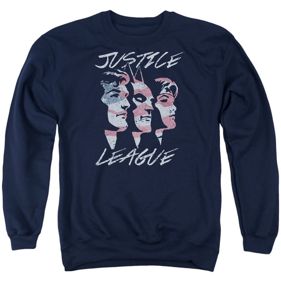 Jla - Justice For America - Crewneck Sweatshirt - Large