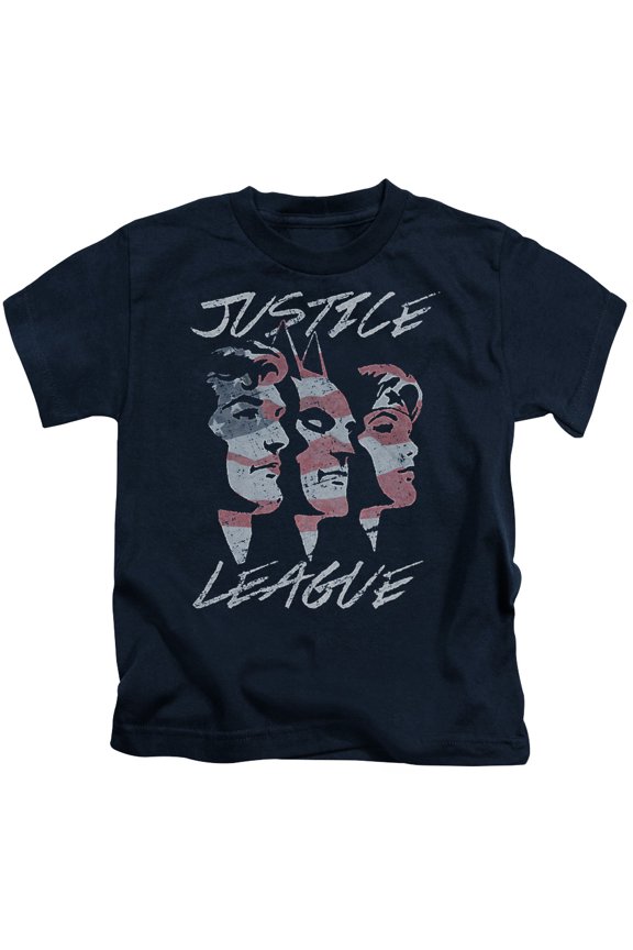 Jla Justice For America Little Boys Juvy Shirt