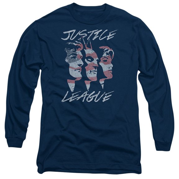 Jla - Justice For America - Long Sleeve Shirt - XX-Large