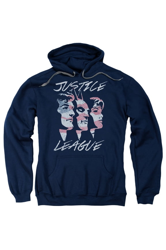 Jla - Justice For America - Pull-Over Hoodie - Medium