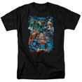 thumbnail image 1 of Jla-Justice Is Served Short Sleeve Adult 18-1 Tee- Black - 5X, 1 of 1