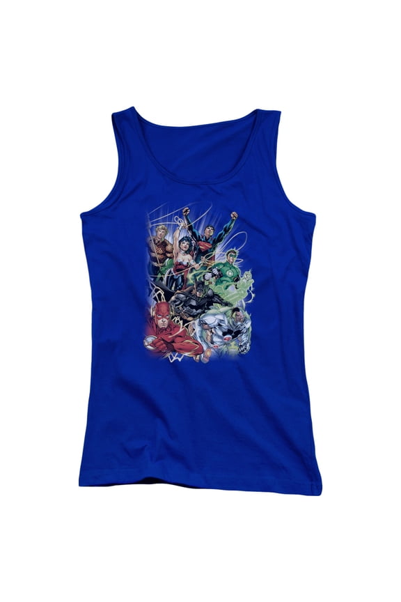 Jla - Justice League #1 - Juniors Tank Top - Medium