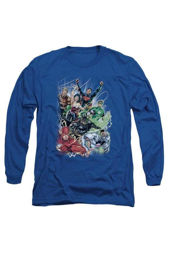 Jla - Justice League #1 - Long Sleeve Shirt - Medium