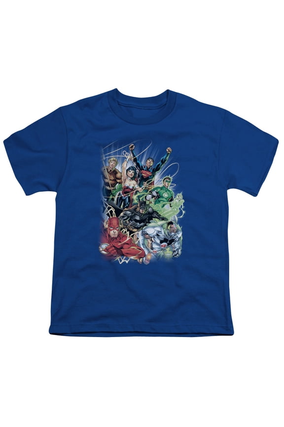 Jla - Justice League #1 - Youth Short Sleeve Shirt - Small