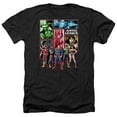 thumbnail image 1 of Jla - Justice League Panels - Heather Short Sleeve Shirt - X-Large, 1 of 2