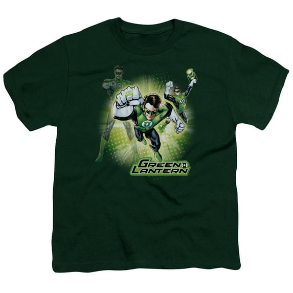 Jla Lantern Burst Big Boys Youth Shirt