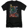 thumbnail image 1 of Jla - Lettered League - Premium Slim Fit Short Sleeve Shirt - Small, 1 of 2