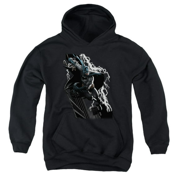 Jla - Lighting Crashes - Youth Hooded Sweatshirt - Small