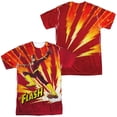 thumbnail image 1 of JLA Lightning Fast Unisex Adult Sublimated Costume T Shirt (Front/Back), 2X-Large Multicolor, 1 of 2