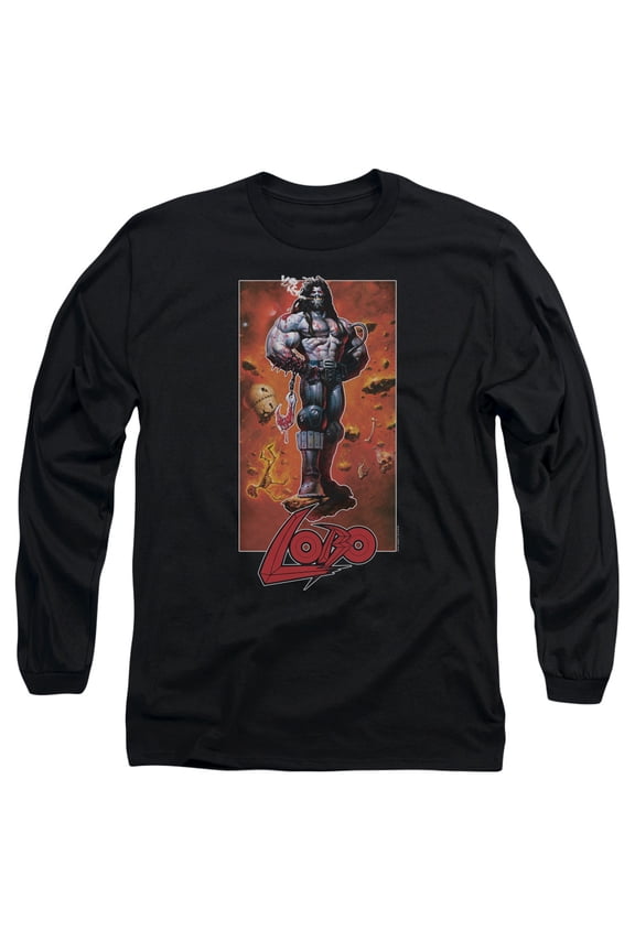 Jla - Lobo Pose - Long Sleeve Shirt - Medium