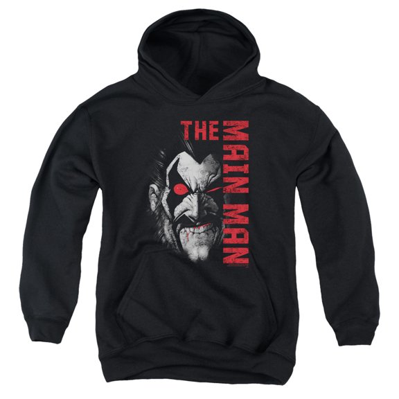 Jla - Main Man - Youth Hooded Sweatshirt - Large