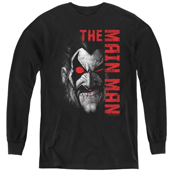 Jla - Main Man - Youth Long Sleeve Shirt - Small