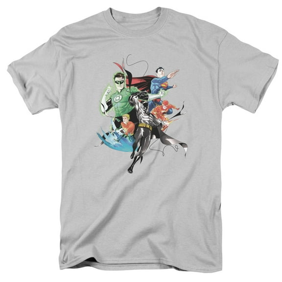 Justice League Mashup by Dustin Nguyen T-Shirt-Men's XLarge