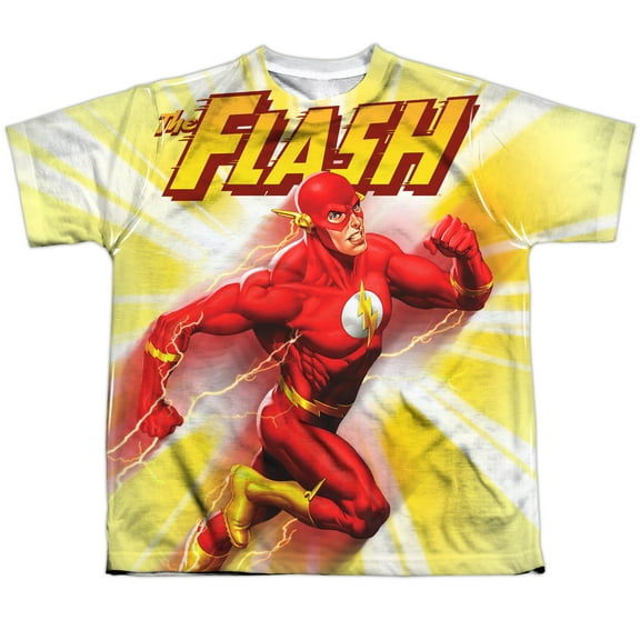 Jla - Motion Blur - Youth Short Sleeve Shirt - X-Large