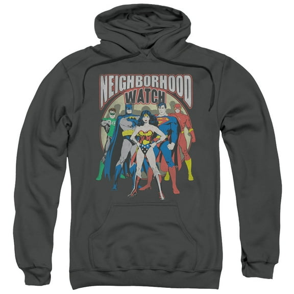Jla - Neighborhood Watch - Pull-Over Hoodie - XXX-Large