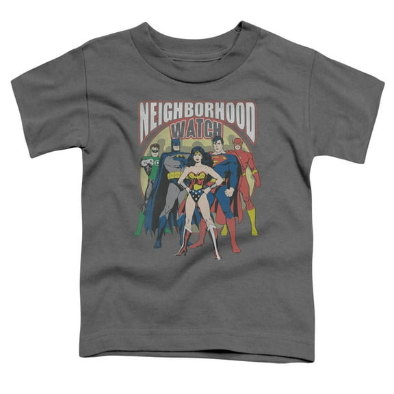 Jla - Neighborhood Watch - Toddler Short Sleeve Shirt - 3T