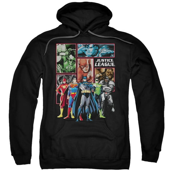 Jla - New Jla Panels - Pull-Over Hoodie - Medium