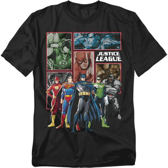 JLA T-Shirt New JLA Panels Unisex Graphic Tee For Men & Women