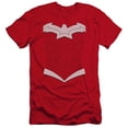 thumbnail image 1 of JLA Justice League New Ww Costume Premium Canvas Adult Slim Fit 30/1 T-Shirt Red, 1 of 2