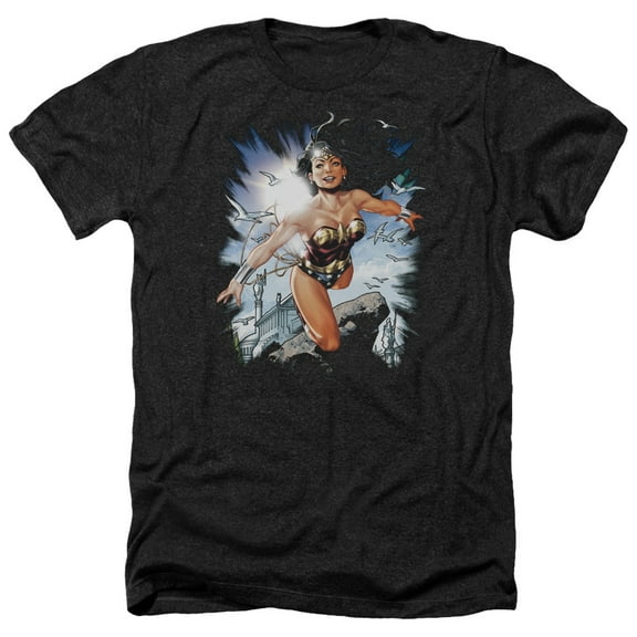 Jla - Of Themyscira - Heather Short Sleeve Shirt - XX-Large