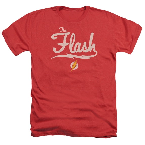 Jla - Old School Flash - Heather Short Sleeve Shirt - Large