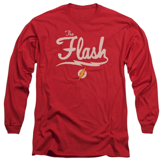Jla - Old School Flash - Long Sleeve Shirt - Medium