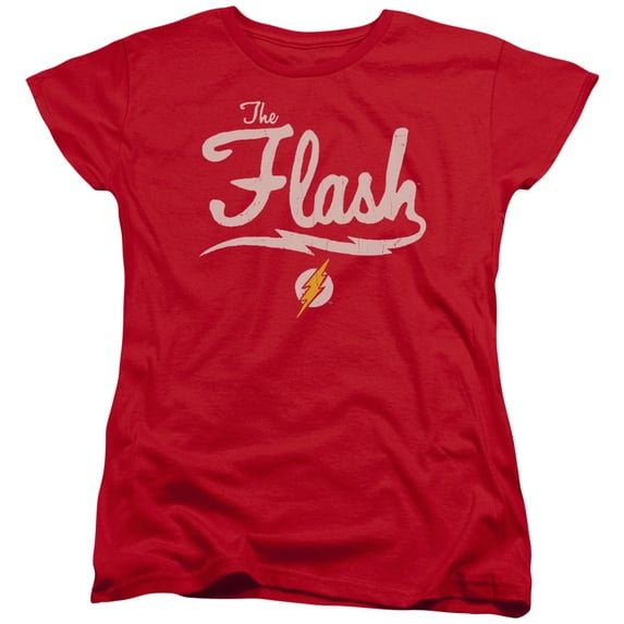Jla - Old School Flash - Women's Short Sleeve Shirt - XX-Large