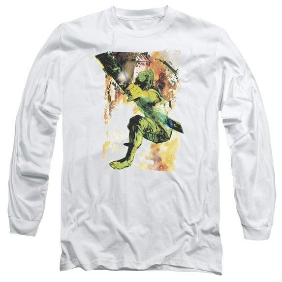 Jla - Painted Archer - Long Sleeve Shirt - XXX-Large
