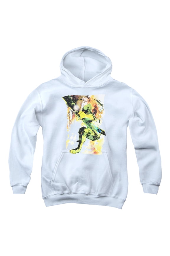 Jla - Painted Archer - Youth Hooded Sweatshirt - Medium