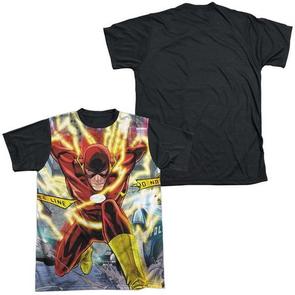JLA Police Line Unisex Adult Halloween Costume Sublimated T Shirt