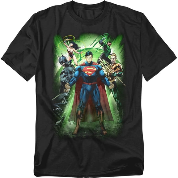 JLA T-Shirt Power Burst Unisex Graphic Tee For Men & Women