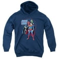 thumbnail image 1 of Jla - Protectors - Youth Hooded Sweatshirt - Large, 1 of 2