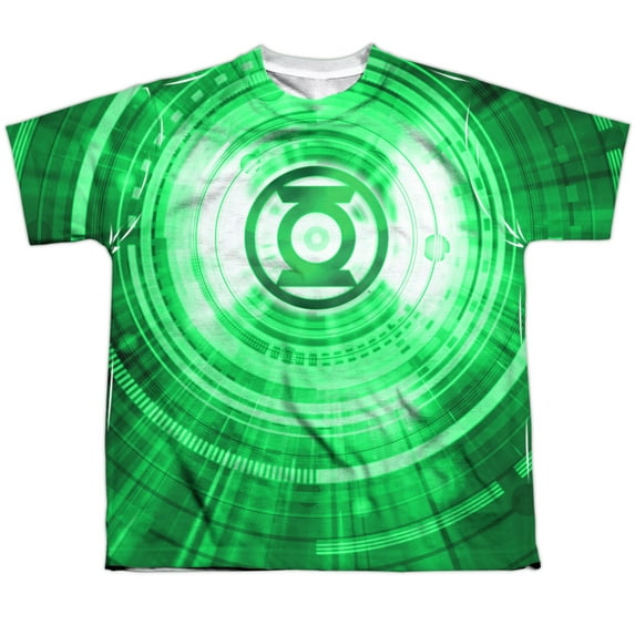 Jla - Radial (Front/Back Print) - Youth Short Sleeve Shirt - Large