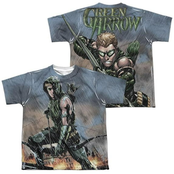 Jla - Rain (Front/Back Print) - Youth Short Sleeve Shirt - Medium