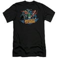 thumbnail image 1 of Jla - Ready To Fight - Premium Slim Fit Short Sleeve Shirt - Small, 1 of 2