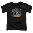 thumbnail image 1 of Justice League Of America Boys' Ready To Fight Childrens T-shirt Black, 1 of 2