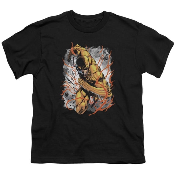 Justice League Of America Men's  Reversed T-shirt Black